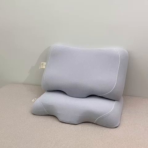 91家纺网 家纺一手货源 找家纺 （总）仟佰盛 2024新款零压灰色异形枕芯枕头保健枕
