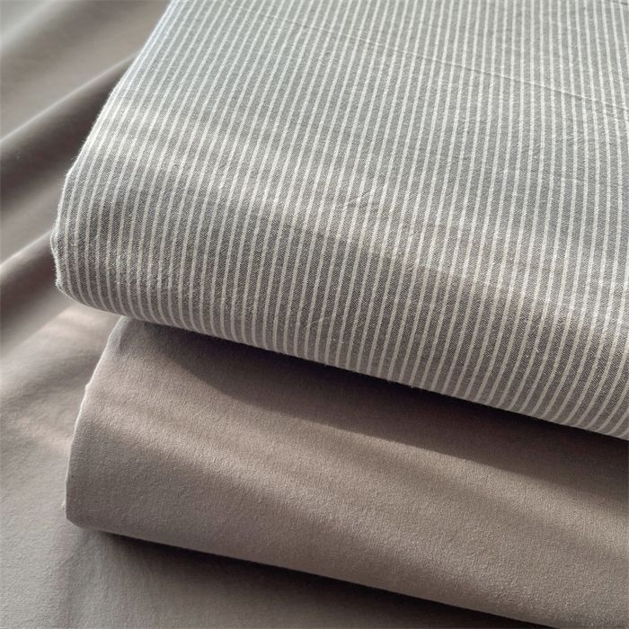 91家纺网 家纺一手货源 找家纺 雅居纺家纺 2024新款全棉色织水洗棉系列四件套-叠拍图 叠拍9