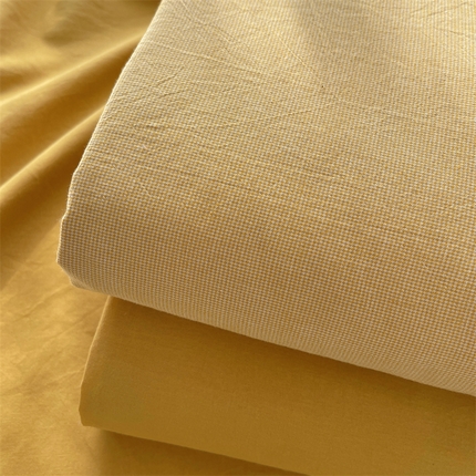 雅居纺家纺 2024新款全棉色织水洗棉系列四件套-叠拍图 叠拍17