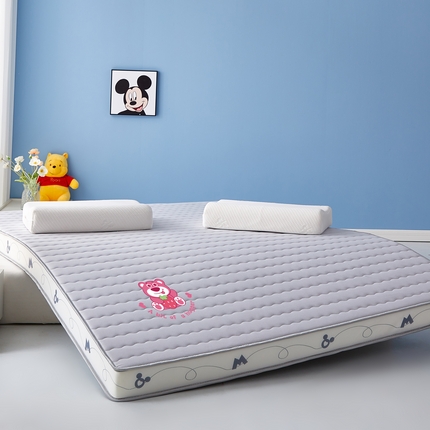 钻爱床垫 2024新款迪士尼A类乳胶抗菌成人床垫记忆海棉（含吊牌） 草莓熊灰面