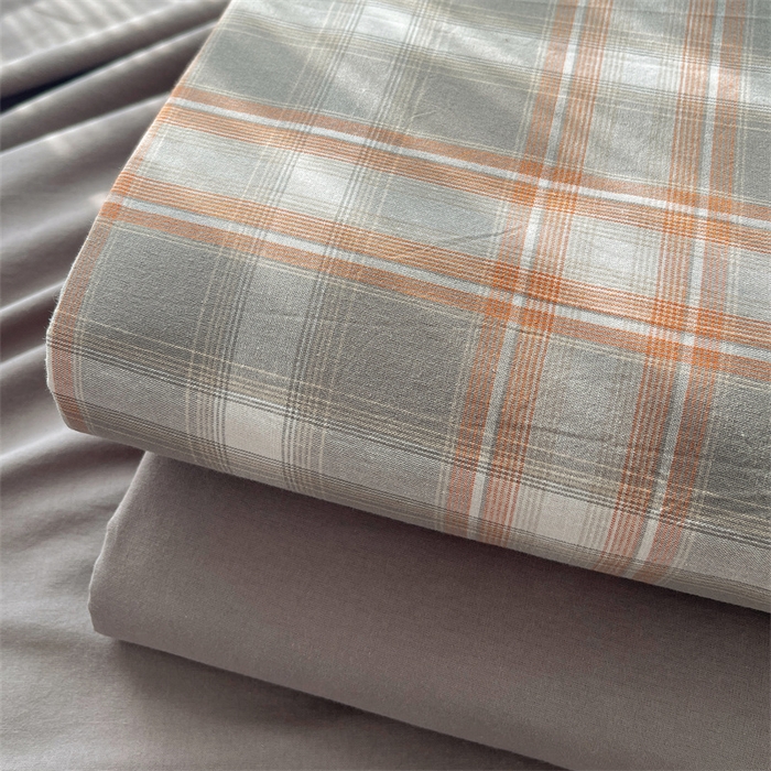 91家纺网 家纺一手货源 找家纺 雅居纺家纺 2024新款全棉色织水洗棉系列四件套-叠拍图 叠拍8