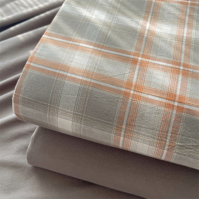 91家纺网 家纺一手货源 找家纺 雅居纺家纺 2024新款全棉色织水洗棉系列四件套-叠拍图 叠拍8