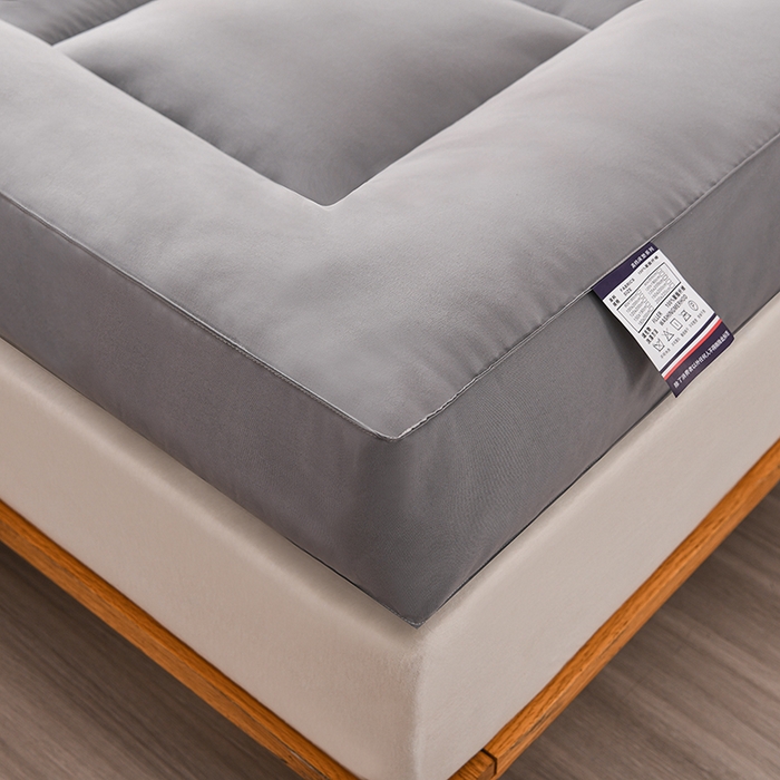 91家纺网 家纺一手货源 找家纺 招财狼床垫 2024新款加厚大豆纤维立体学生学生床垫提供买家秀 立体-灰