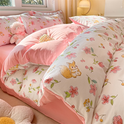 91家纺网 家纺一手货源 找家纺 （总）如约 2025新款全棉12868印花四件套