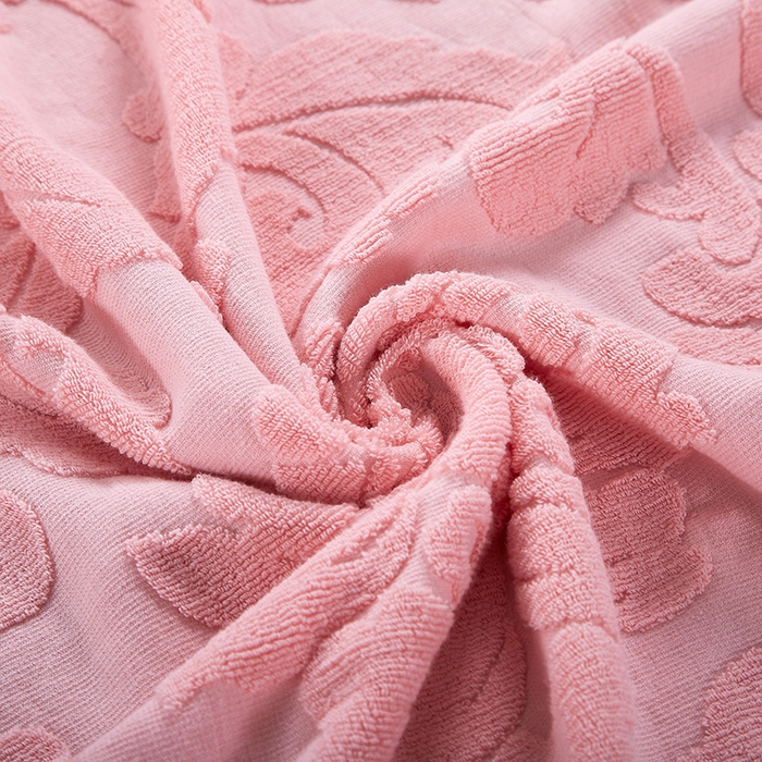 91家纺网 家纺一手货源 找家纺 雯雨家纺 2024老式怀旧A类纯棉毛巾被 欧典风尚-豆沙