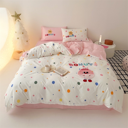 91家纺网 家纺一手货源 找家纺 （总）美乐迪家纺 2024新款全棉毛巾绣四件套