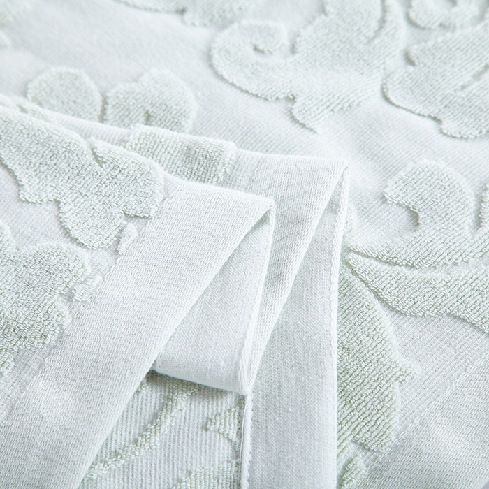 91家纺网 家纺一手货源 找家纺 雯雨家纺 2024老式怀旧A类纯棉毛巾被 欧典风尚-墨绿