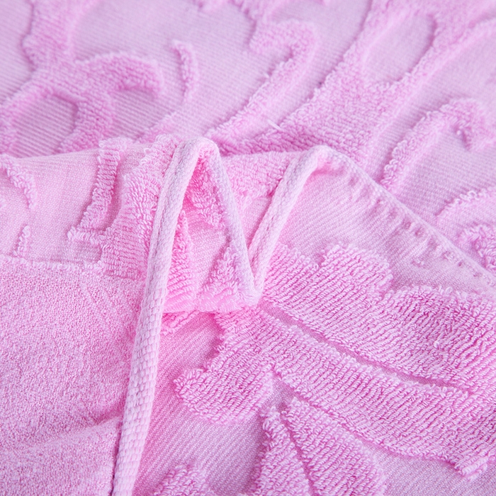 91家纺网 家纺一手货源 找家纺 雯雨家纺 2024老式怀旧A类纯棉毛巾被 欧典风尚-粉色
