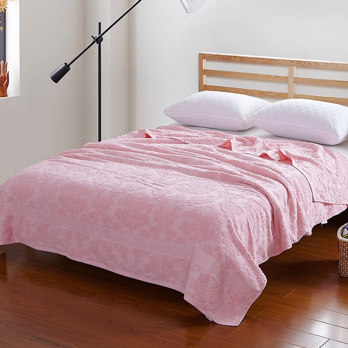 91家纺网 家纺一手货源 找家纺 雯雨家纺 2024老式怀旧A类纯棉毛巾被 欧典风尚-豆沙