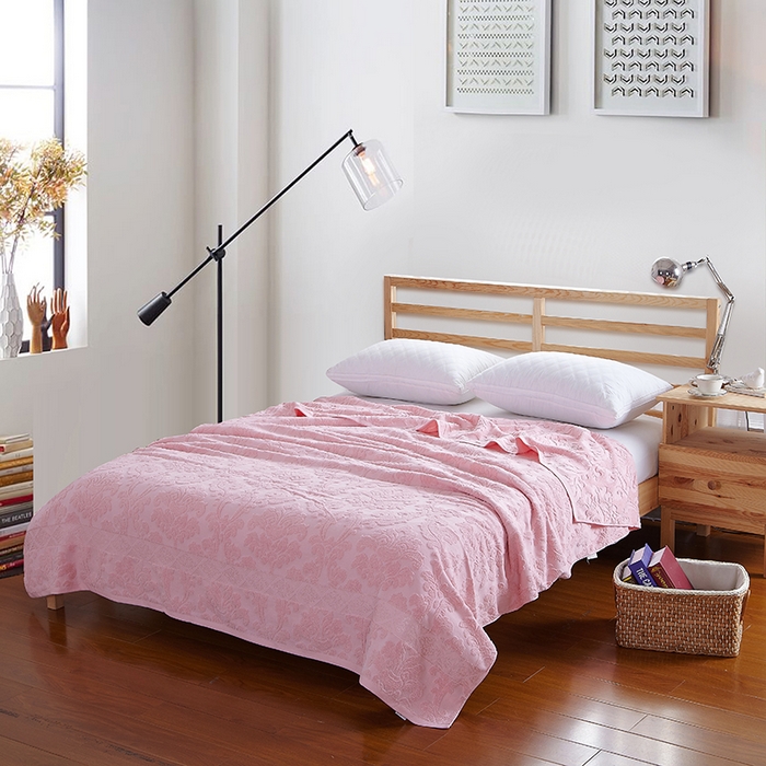 91家纺网 家纺一手货源 找家纺 雯雨家纺 2024老式怀旧A类纯棉毛巾被 欧典风尚-豆沙