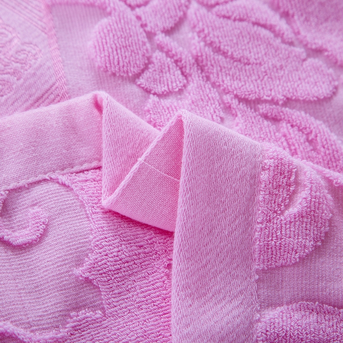 91家纺网 家纺一手货源 找家纺 雯雨家纺 2024老式怀旧A类纯棉毛巾被 欧典风尚-粉色