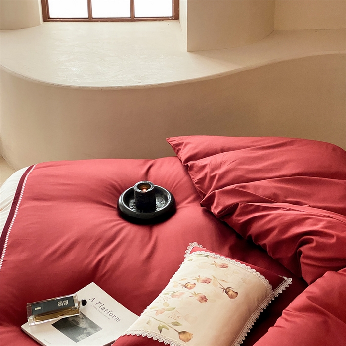 91家纺网 家纺一手货源 找家纺 （总）优然居 2024新款数码印花贴布绣四件套醉嫣然