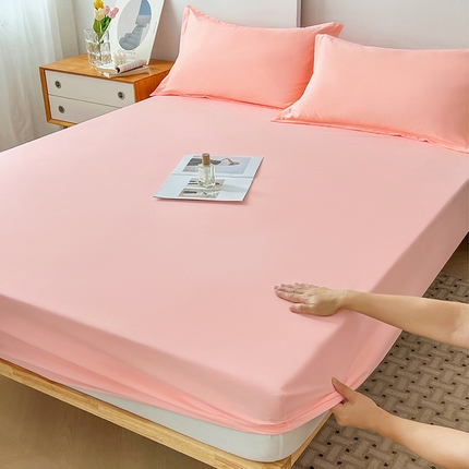 91家纺网 家纺一手货源 找家纺 曼陀罗 2025新款A类原棉防水床笠 暖心玉