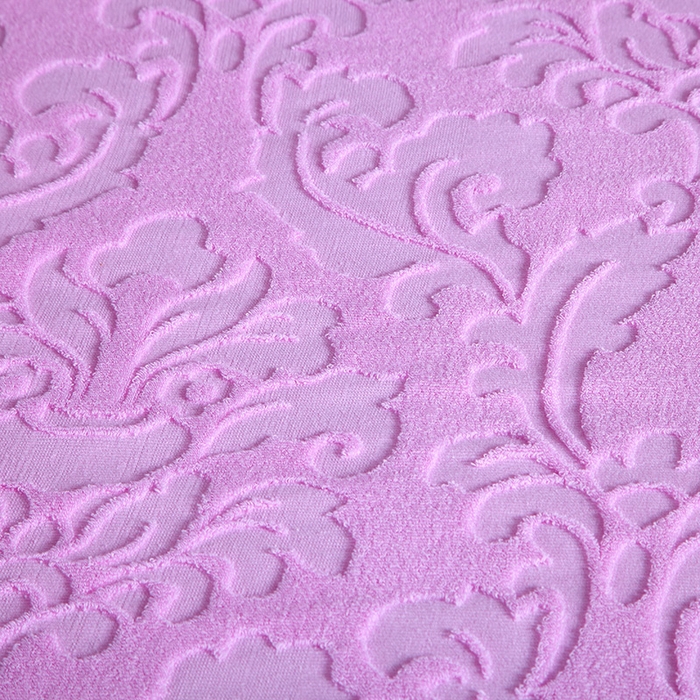 91家纺网 家纺一手货源 找家纺 雯雨家纺 2024老式怀旧A类纯棉毛巾被 欧典风尚-粉色