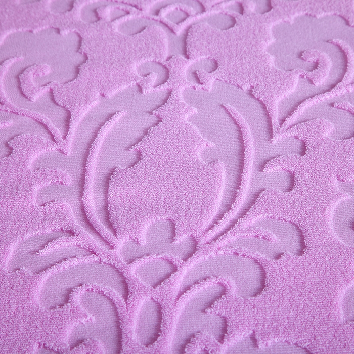 91家纺网 家纺一手货源 找家纺 雯雨家纺 2024老式怀旧A类纯棉毛巾被 欧典风尚-粉色