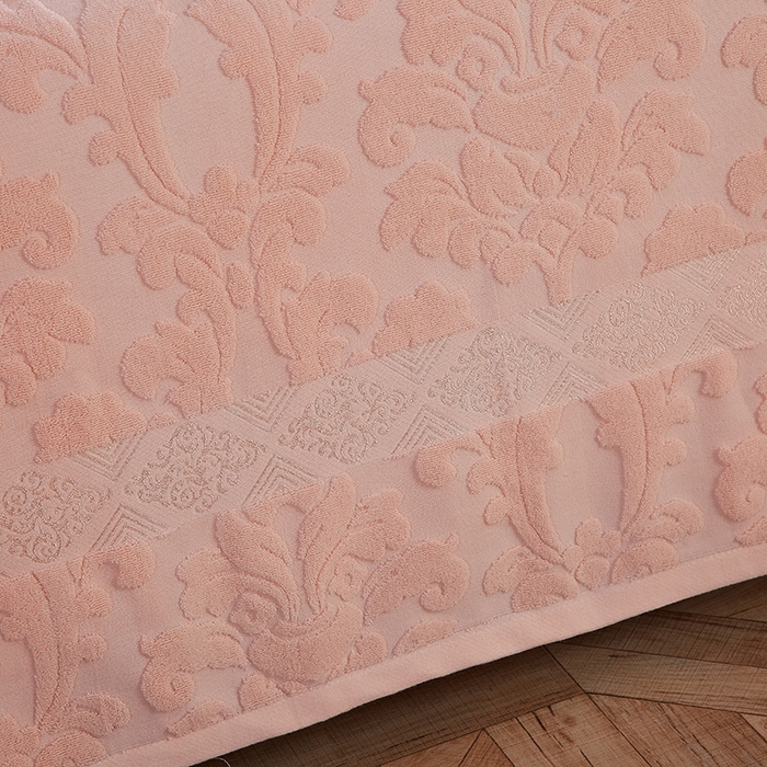 91家纺网 家纺一手货源 找家纺 雯雨家纺 2024老式怀旧A类纯棉毛巾被 欧典风尚-橙色