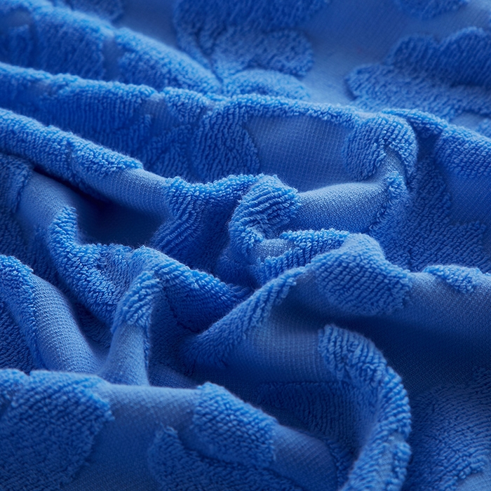 91家纺网 家纺一手货源 找家纺 雯雨家纺 2024老式怀旧A类纯棉毛巾被 欧典风尚-深蓝