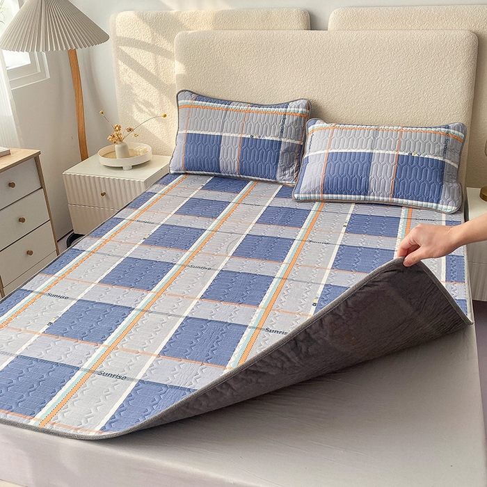 91家纺网 家纺一手货源 找家纺 恋绒家纺 2025新款一面棉一面绒全棉护理垫防水隔尿垫 品质生活