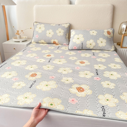 91家纺网 家纺一手货源 找家纺 （总）恋绒家纺 2025新款一面棉一面绒全棉护理垫防水隔尿垫