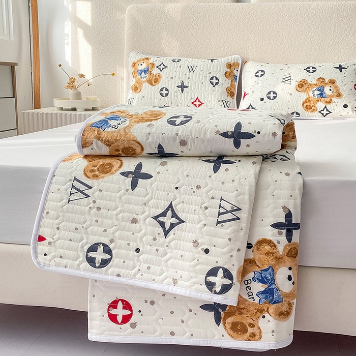 91家纺网 家纺一手货源 找家纺 （总）恋绒家纺 2025新款一面棉一面绒全棉护理垫防水隔尿垫