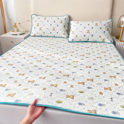 91家纺网 家纺一手货源 找家纺 （总）恋绒家纺 2025新款一面棉一面绒全棉护理垫防水隔尿垫