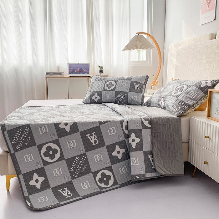 91家纺网 家纺一手货源 找家纺 恋绒家纺 2025新款一面棉一面绒全棉护理垫防水隔尿垫 格里芬