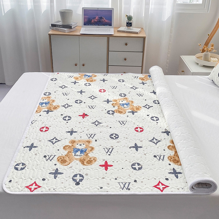 91家纺网 家纺一手货源 找家纺 （总）恋绒家纺 2025新款一面棉一面绒全棉护理垫防水隔尿垫