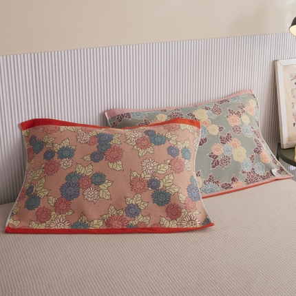 91家纺网 家纺一手货源 找家纺 （总）爱港家纺 2024新款工艺夏季凉感纱纱布枕巾