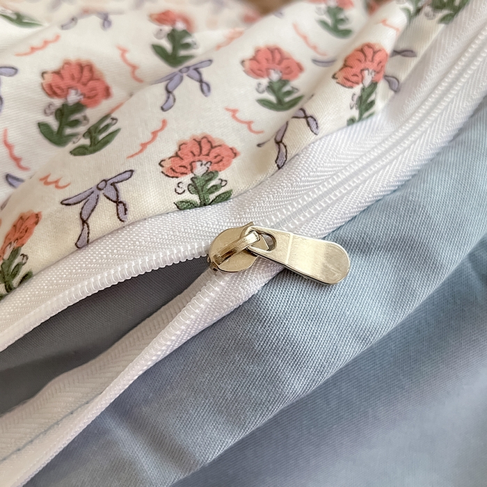 91家纺网 家纺一手货源 找家纺  柠馨 2024新款帕拉图系列13372全棉印花四件套 阑珊