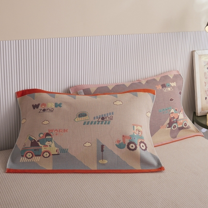 91家纺网 家纺一手货源 找家纺 （总）爱港家纺 2024新款工艺夏季凉感纱纱布枕巾