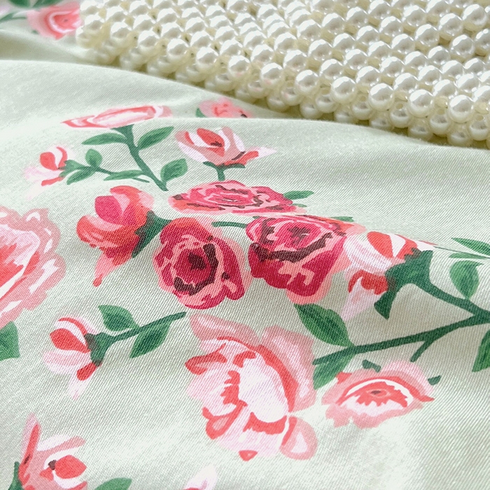 91家纺网 家纺一手货源 找家纺 启程2024新款全棉13372印花四件套直播爆款法式复古碎花系列 苏念