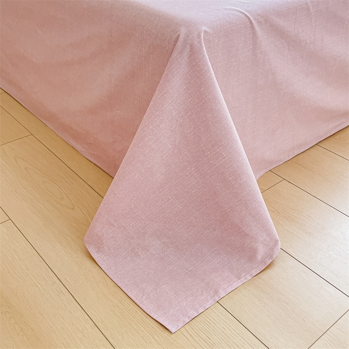 91家纺网 家纺一手货源 找家纺 启程2024新款全棉13372印花四件套直播爆款法式复古碎花系列 霜叶-红