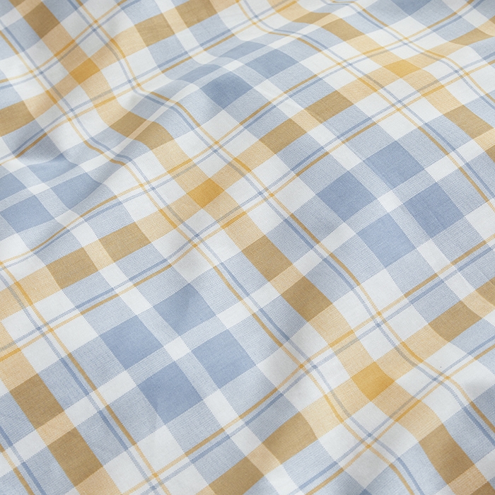 91家纺网 家纺一手货源 找家纺 绫韵 2024新款全棉13372清新小碎花纯棉四件套 彩虹糖蓝