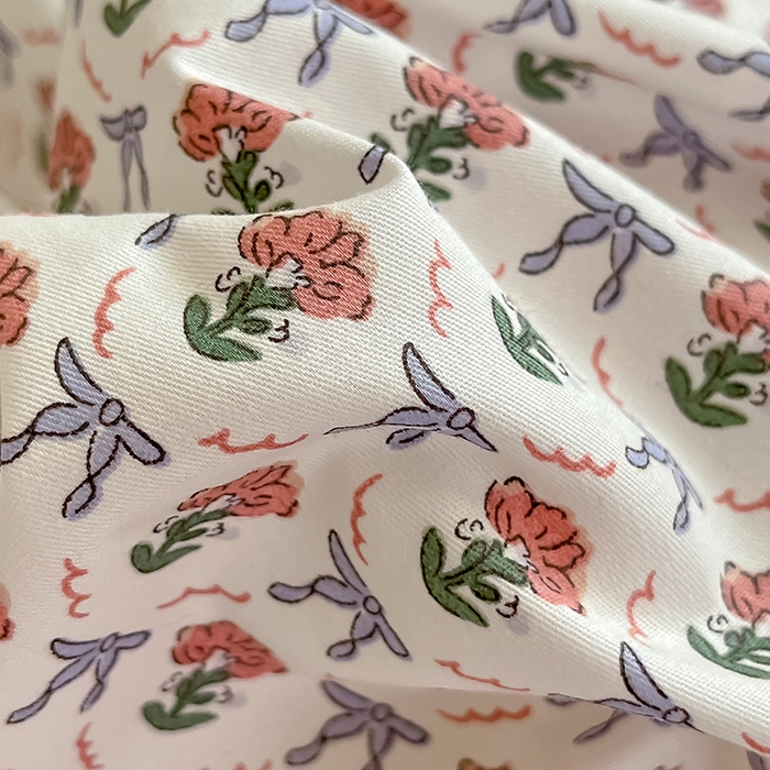 91家纺网 家纺一手货源 找家纺  柠馨 2024新款帕拉图系列13372全棉印花四件套 阑珊