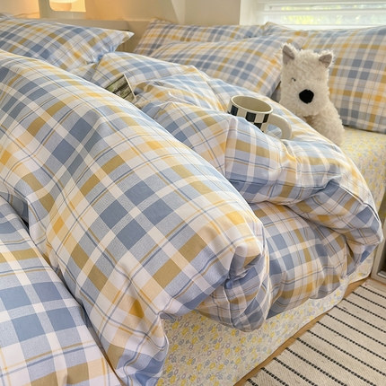  柠馨 2024新款帕拉图系列13372全棉印花四件套 尼克