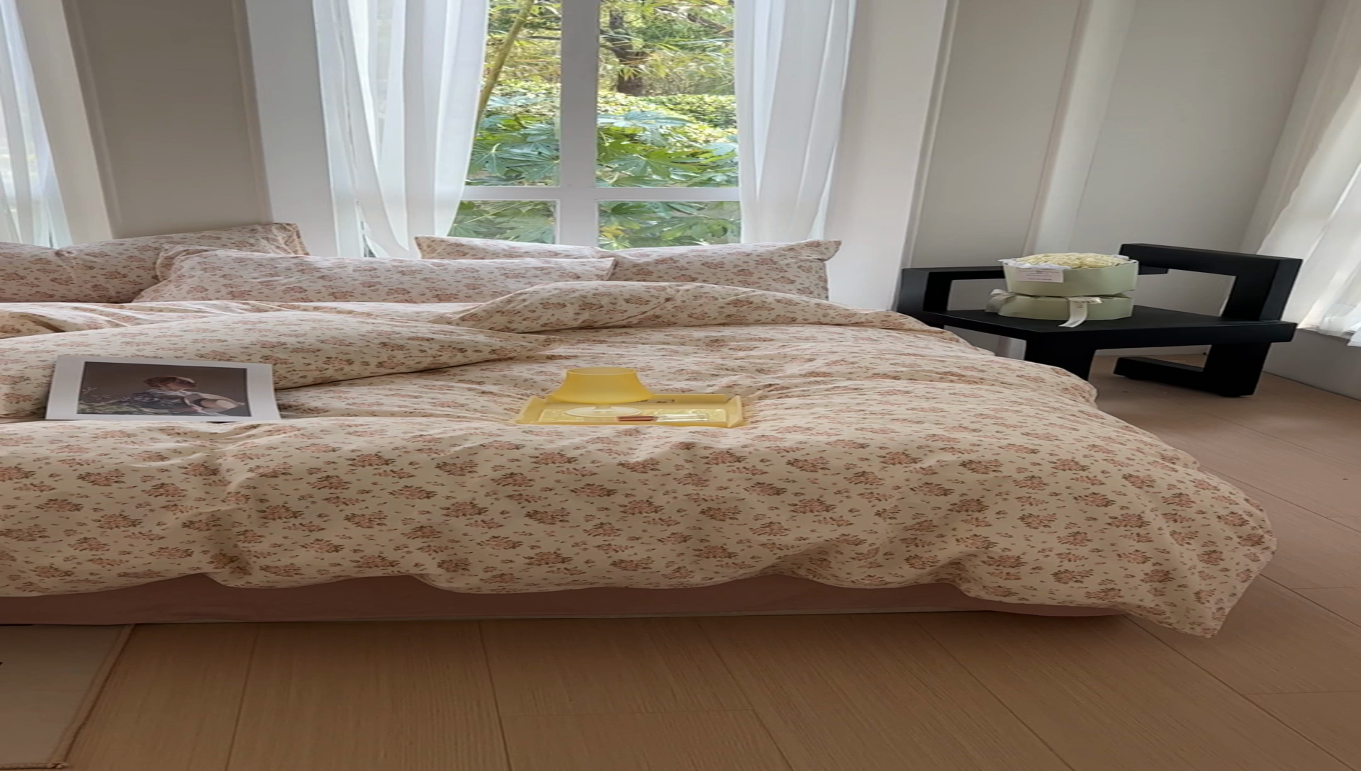 91家纺网 家纺一手货源 找家纺 启程2024新款全棉13372印花四件套直播爆款法式复古碎花系列 月光集