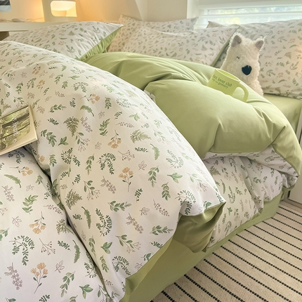  柠馨 2024新款帕拉图系列13372全棉印花四件套 复苏