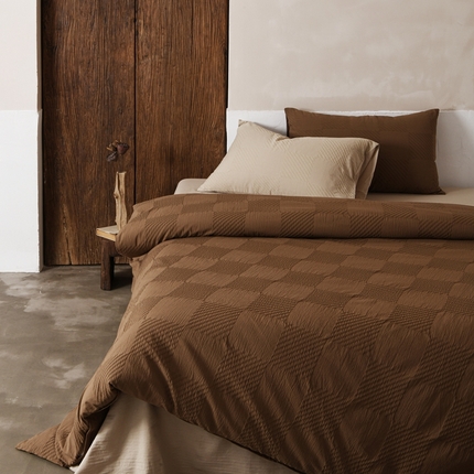 91家纺网 家纺一手货源 找家纺 （总）简家居 2024新款全棉色织提花四件套-幻影