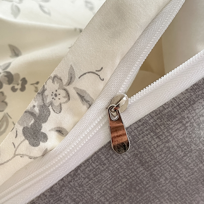 91家纺网 家纺一手货源 找家纺  柠馨 2024新款帕拉图系列13372全棉印花四件套 素颜幽兰