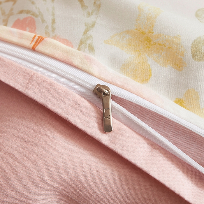 91家纺网 家纺一手货源 找家纺 绫韵 2024新款全棉13372清新小碎花纯棉四件套 浮春绘