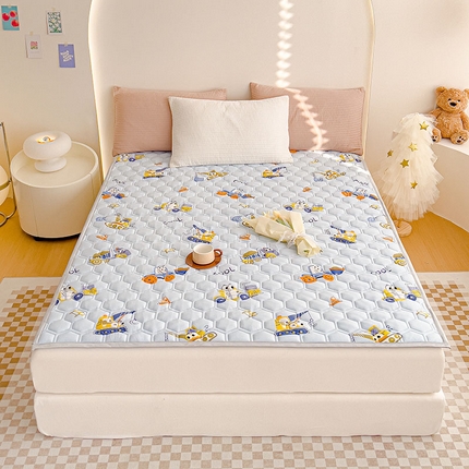 米帛家纺 2024新款A类牛奶丝针织棉软垫 工程车