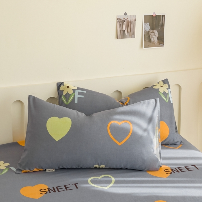 91家纺网 家纺一手货源 找家纺 棉乐町家居 2025新款爆款印花老粗布床单系列 染心