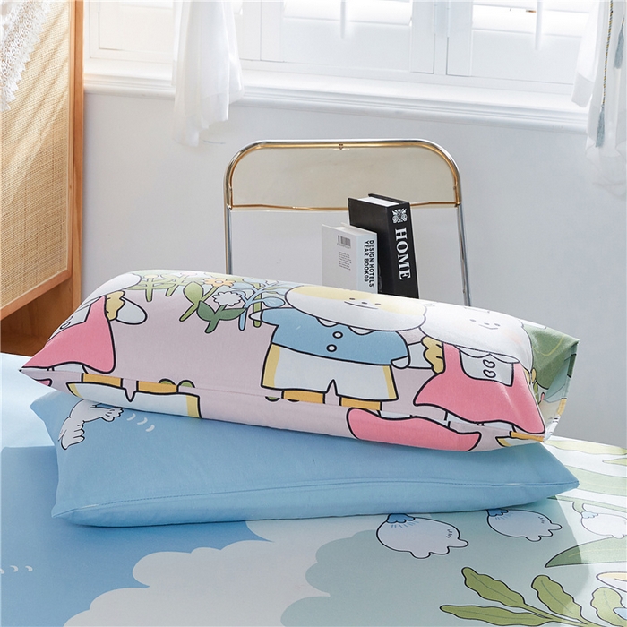 91家纺网 家纺一手货源 找家纺 棉乐町家居 2025新款爆款印花老粗布床单系列 沐恋