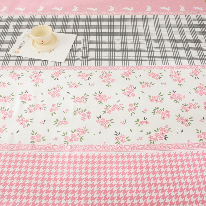 91家纺网 家纺一手货源 找家纺 棉乐町家居 2025新款爆款印花老粗布床单系列 小清新