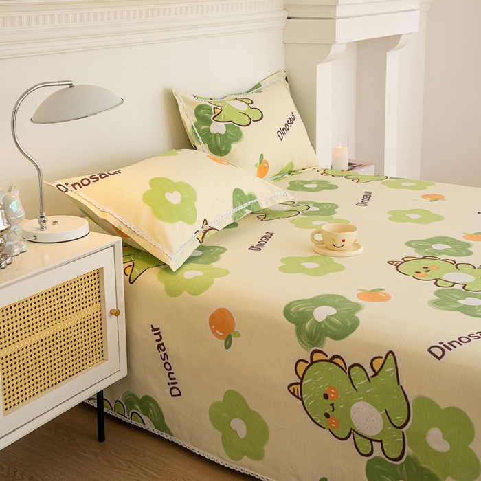 91家纺网 家纺一手货源 找家纺 （总）棉乐町家居 2025新款花边老粗布印花床单系列