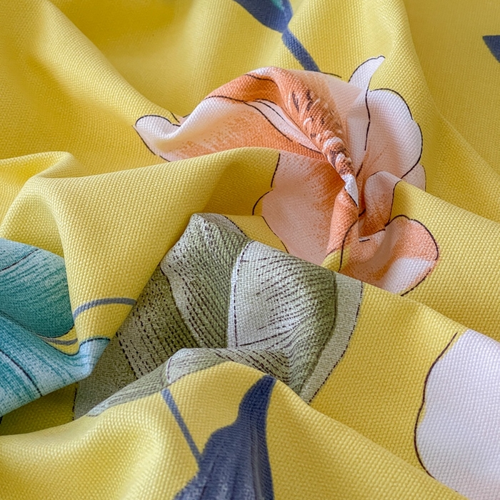 91家纺网 家纺一手货源 找家纺 棉乐町家居 2025新款爆款印花老粗布床单系列 花逝