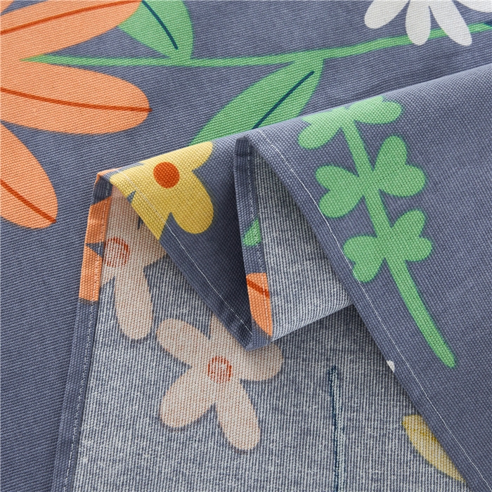 91家纺网 家纺一手货源 找家纺 棉乐町家居 2025新款爆款印花老粗布床单系列 温晨花语