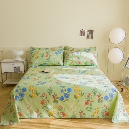 91家纺网 家纺一手货源 找家纺 （总）棉乐町家居 2025新款爆款印花老粗布床单系列