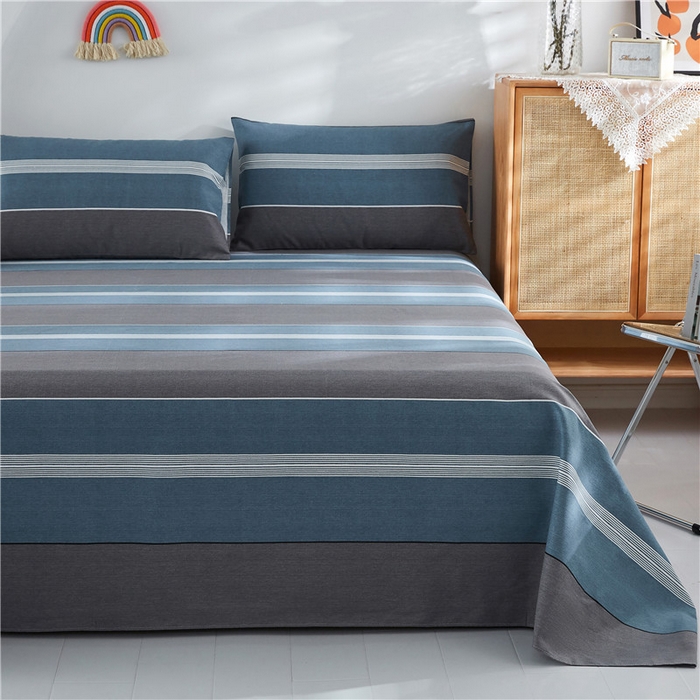 91家纺网 家纺一手货源 找家纺 棉乐町家居 2025新款爆款印花老粗布床单系列 维亚