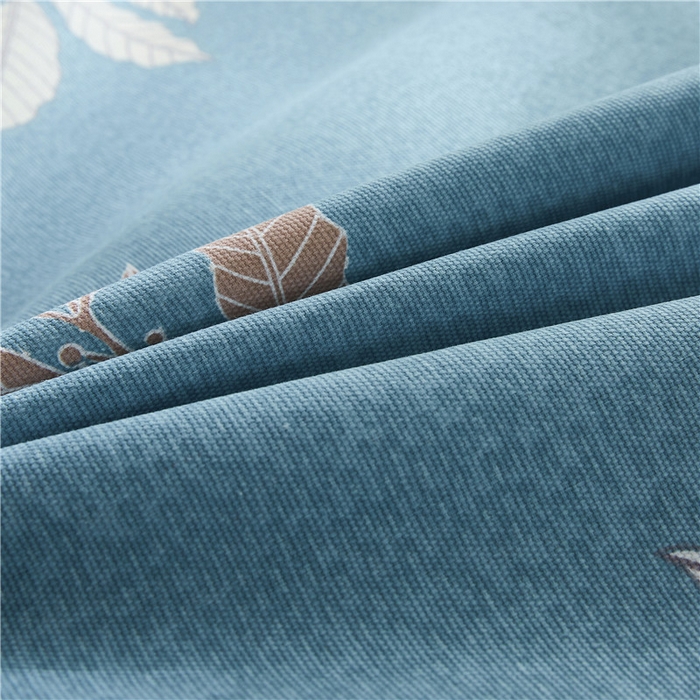 91家纺网 家纺一手货源 找家纺 棉乐町家居 2025新款爆款印花老粗布床单系列 深秋季节